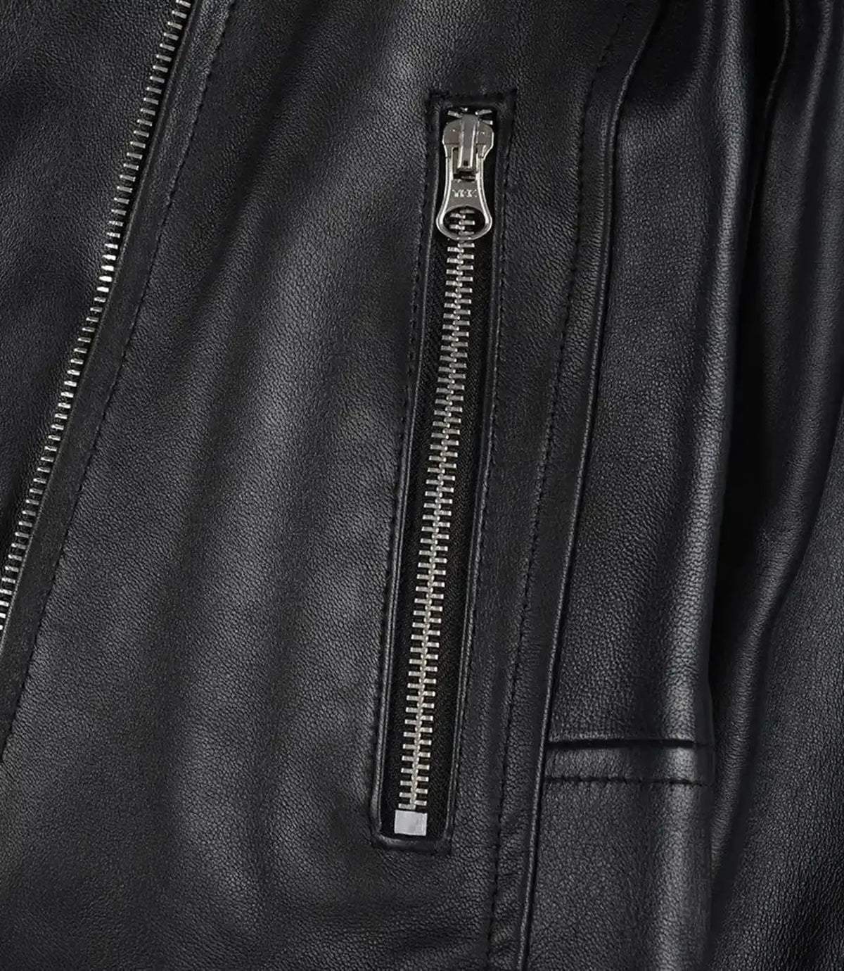 Women's Black Leather Biker Jacket | Genuine Leather Moto Jacket